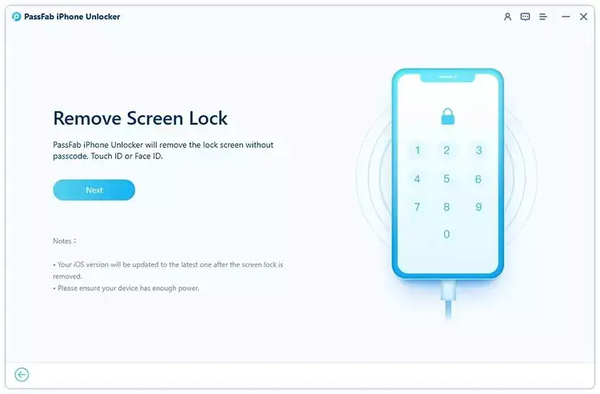 Tiến hành kết nối iPhone 15 với máy tính và chọn “Next”